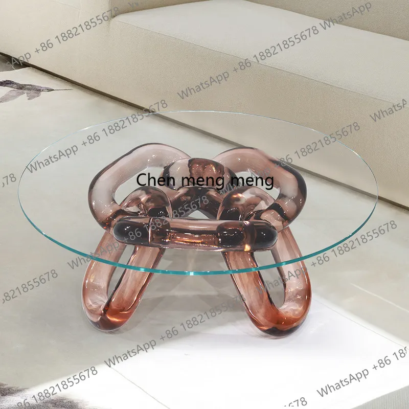 Discount Light luxury minimali - Resin Art Coffee Table ulasan dan harga