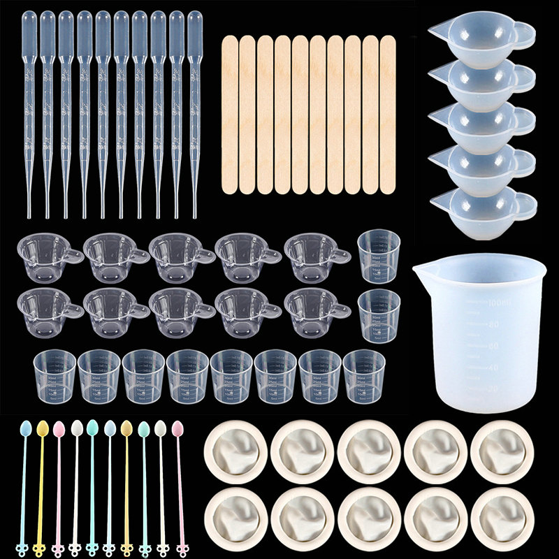 Epoxy Resin Tools Kit Silicone - Resin Mixing Cup ulasan dan harga