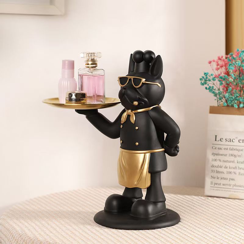Resin Pirate Chef Statue Tray  - Resin Art Table ulasan dan harga