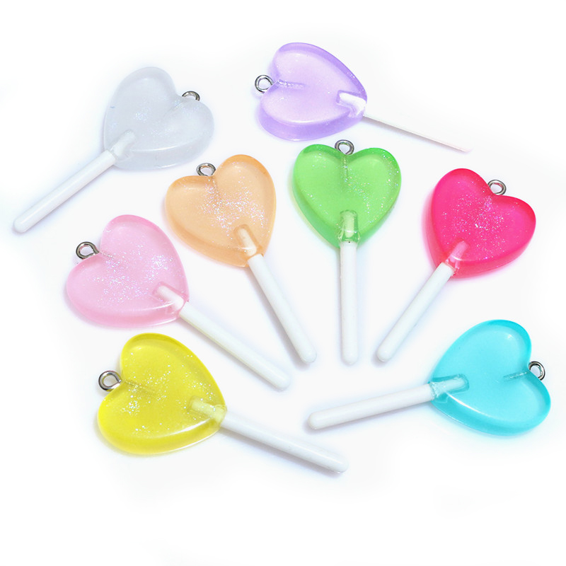 10pcs Resin Pendants Shiny Rou - Resin Art Glitter ulasan dan harga