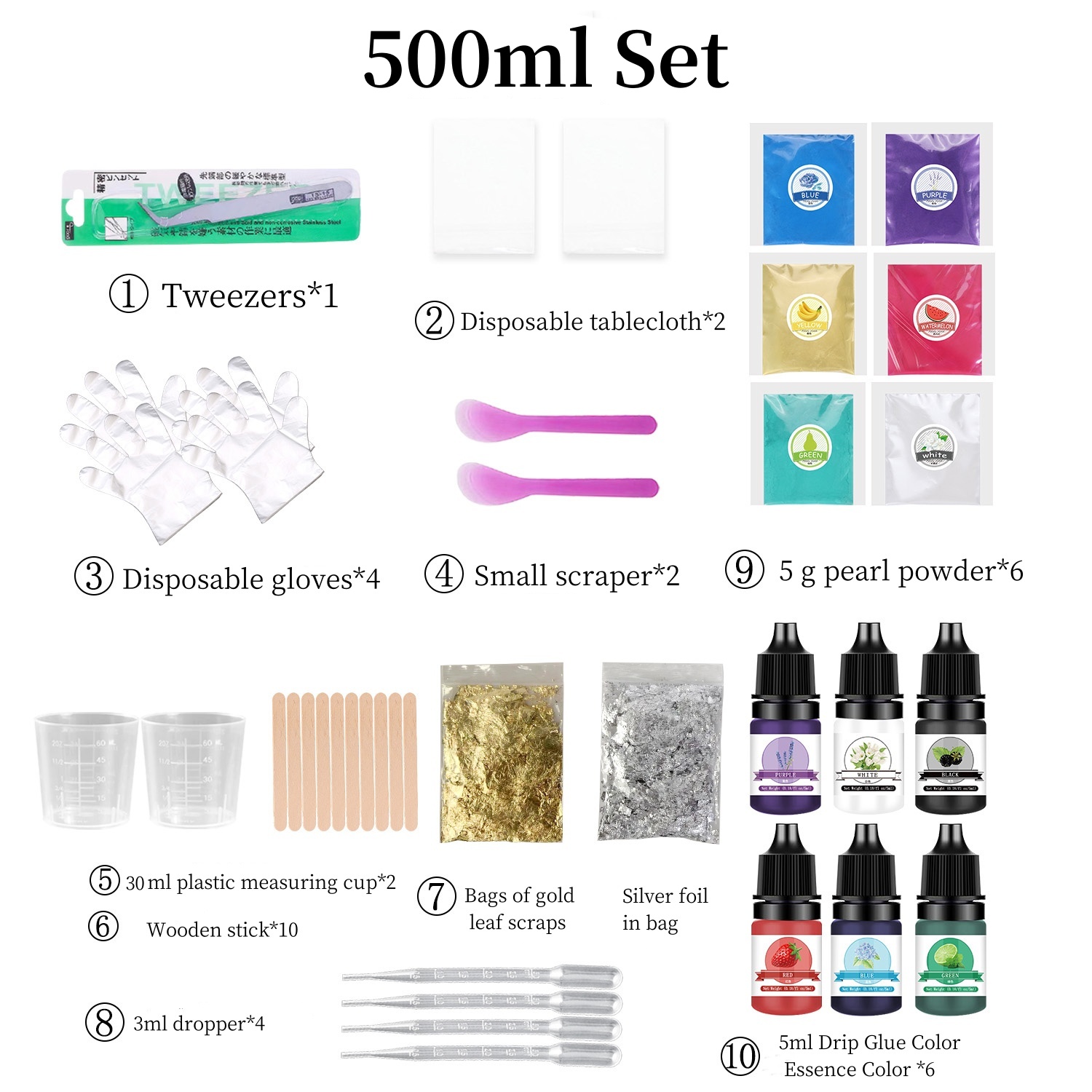 500/1000ml 1:1 AB Epoxy Resin  - Epoxy Resin Ab ulasan dan harga