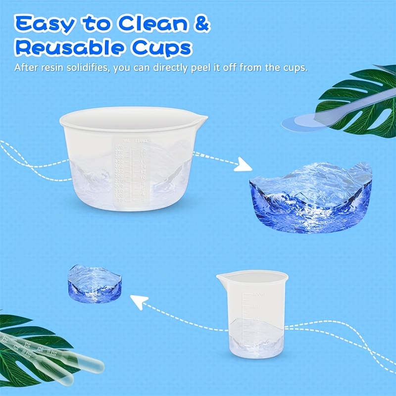 Silicone Resin Mixing Measurin - Resin Mixing Cup ulasan dan harga