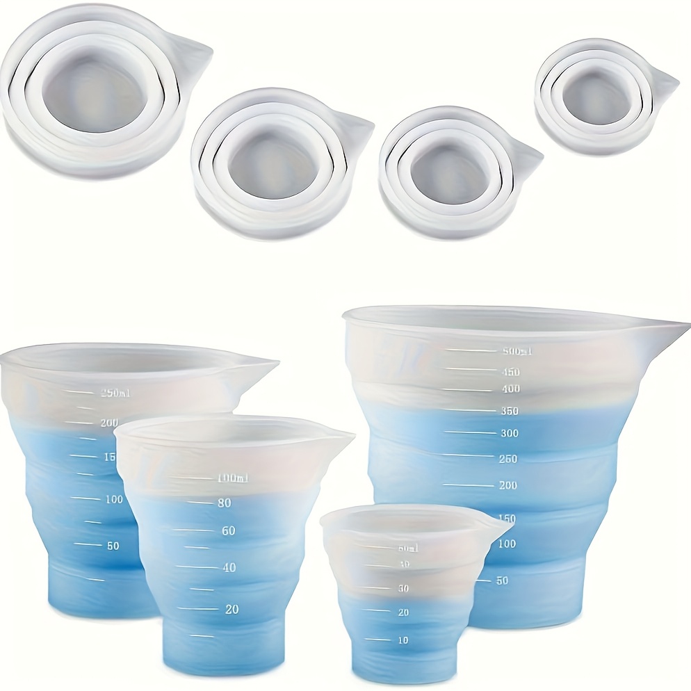 50-500ml Foldable Silicone Mea - Resin Mixing Cup ulasan dan harga