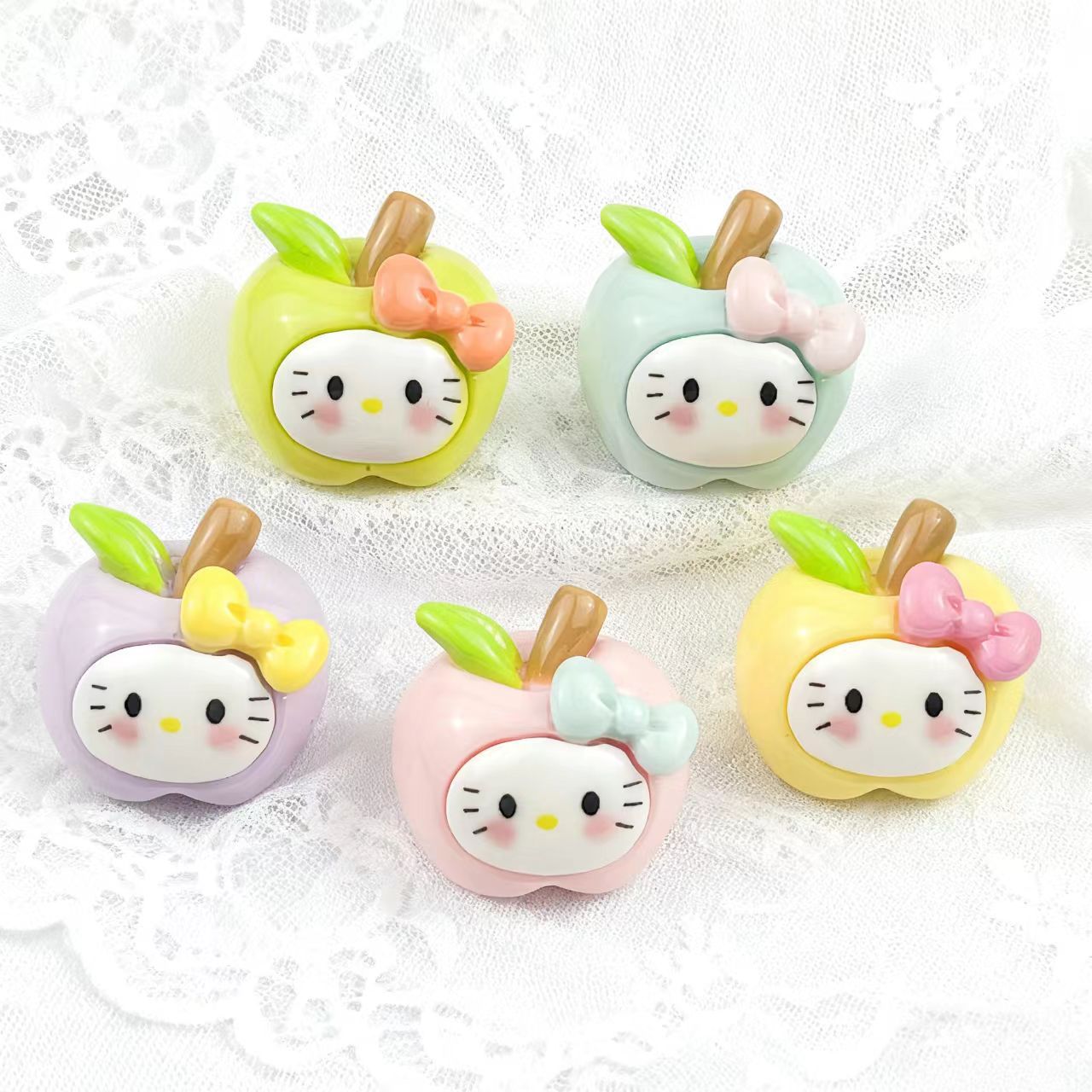10/100pcsLuminous Apple Hello  - Resin Art Phone Case ulasan dan harga