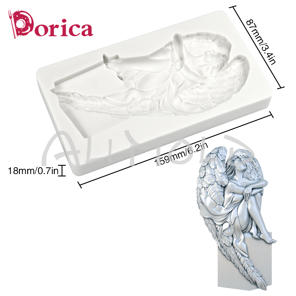 Angel Silicone Mold Chocolate  - Resin Art Kitchen ulasan dan harga