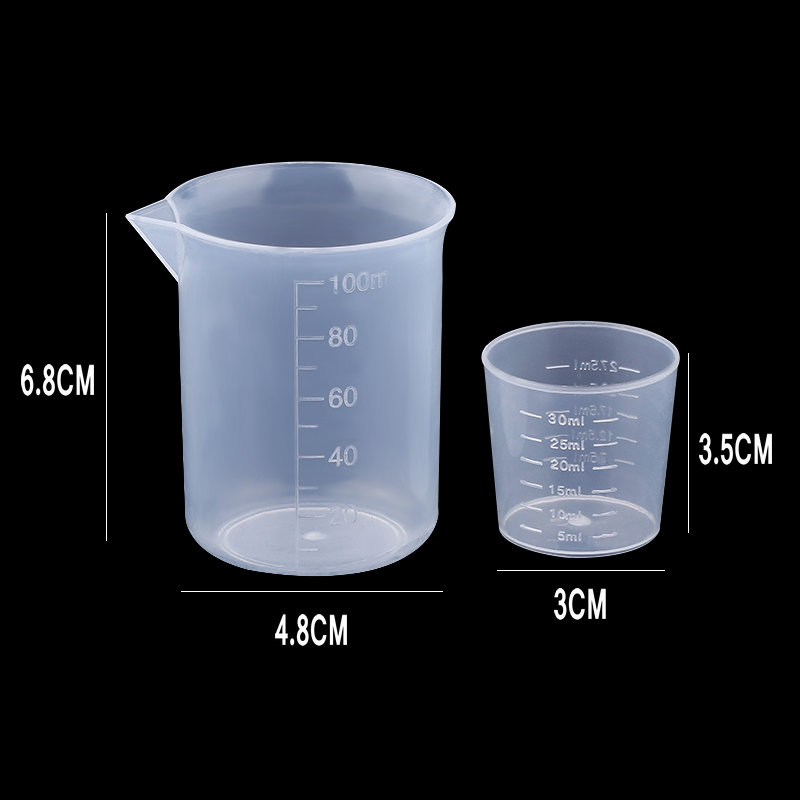 100ML&30ML Plastic Measuring C - Resin Mixing Cup ulasan dan harga