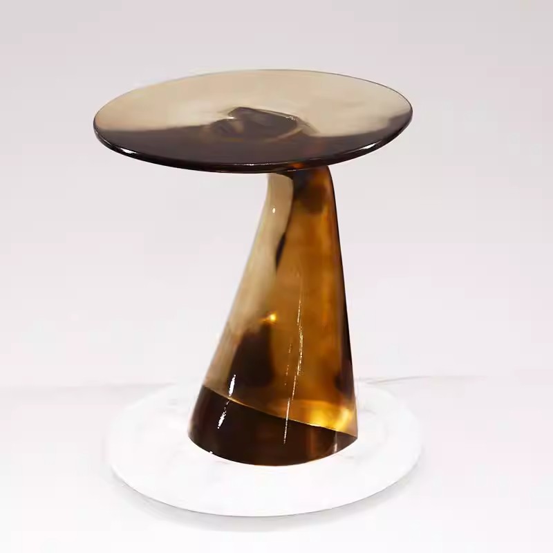Luxury-Style Hotel Villa Decor - Resin Art Coffee Table ulasan dan harga
