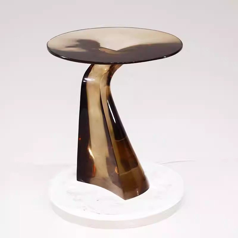 Luxury-Style Hotel Villa Decor - Resin Art Coffee Table ulasan dan harga