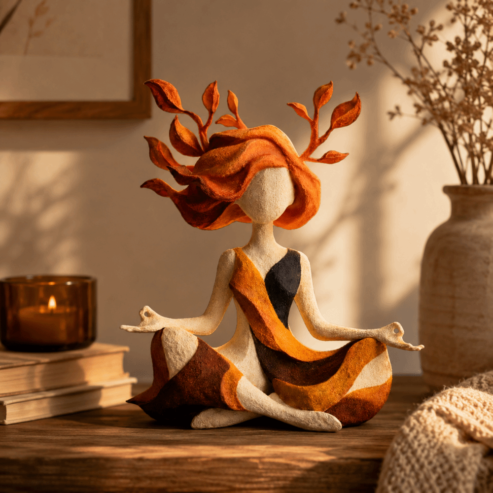 Resin Meditating Statue Multi- - Resin Art Furniture ulasan dan harga