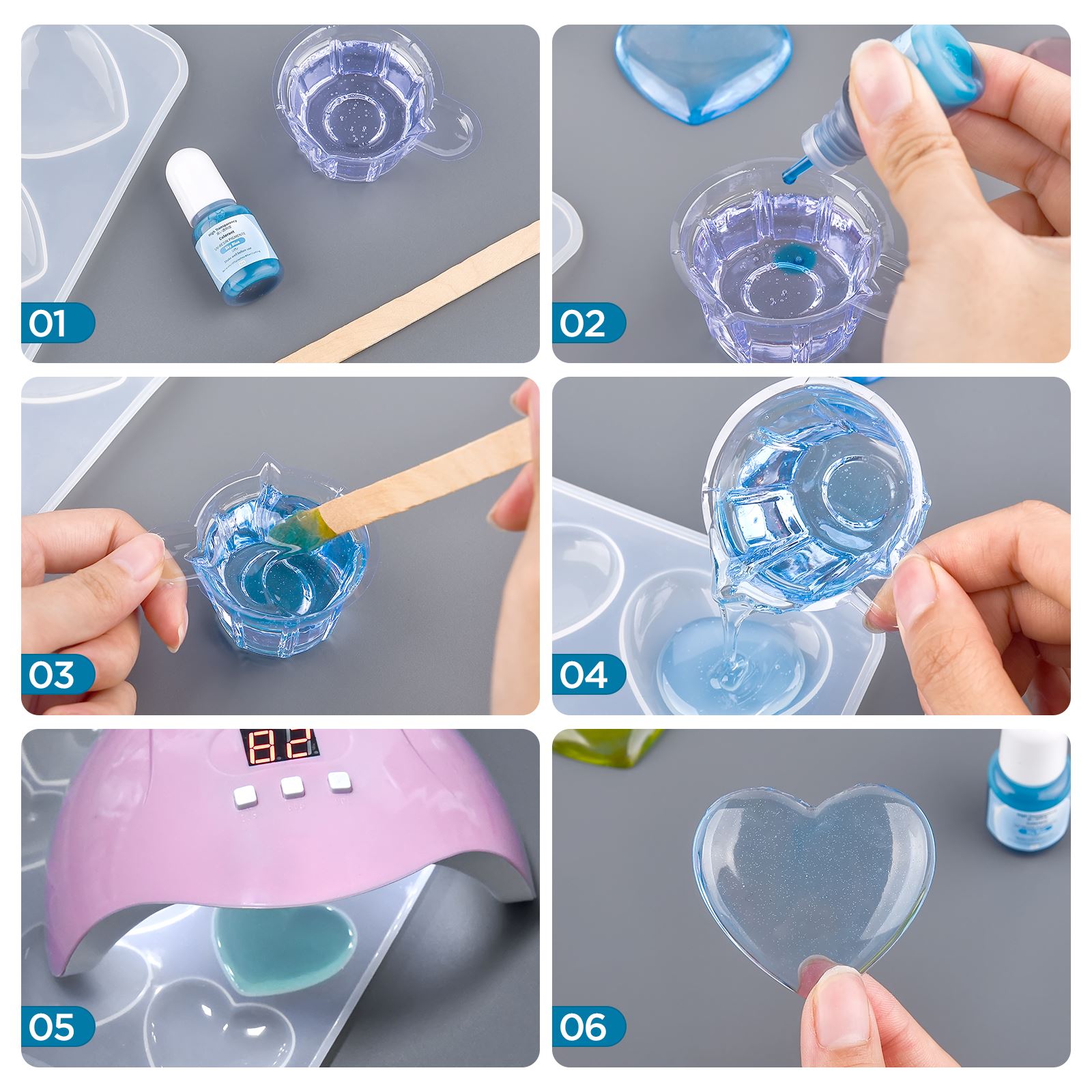 24Colors 5ml Epoxy Resin Pigme - Epoxy Resin Ab ulasan dan harga