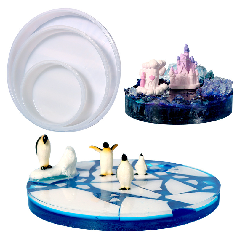 Large Round Tray UV Resin Mold - Resin Art Table ulasan dan harga