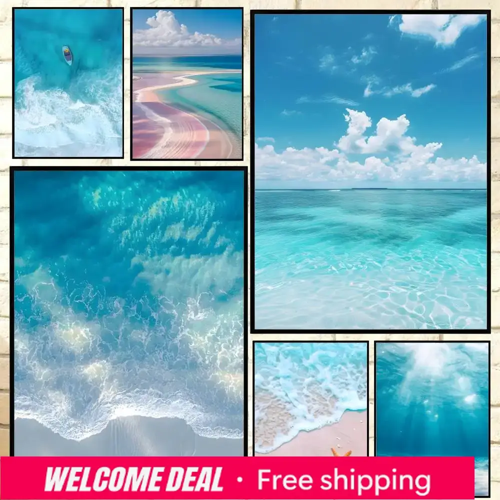 2026 classic theme Beach Ocean - Resin Art Beach Theme ulasan dan harga