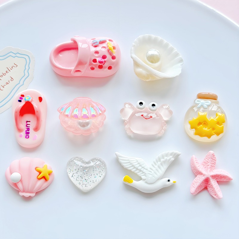Beach Style Simulated Pearl Se - Resin Art Beach Theme ulasan dan harga