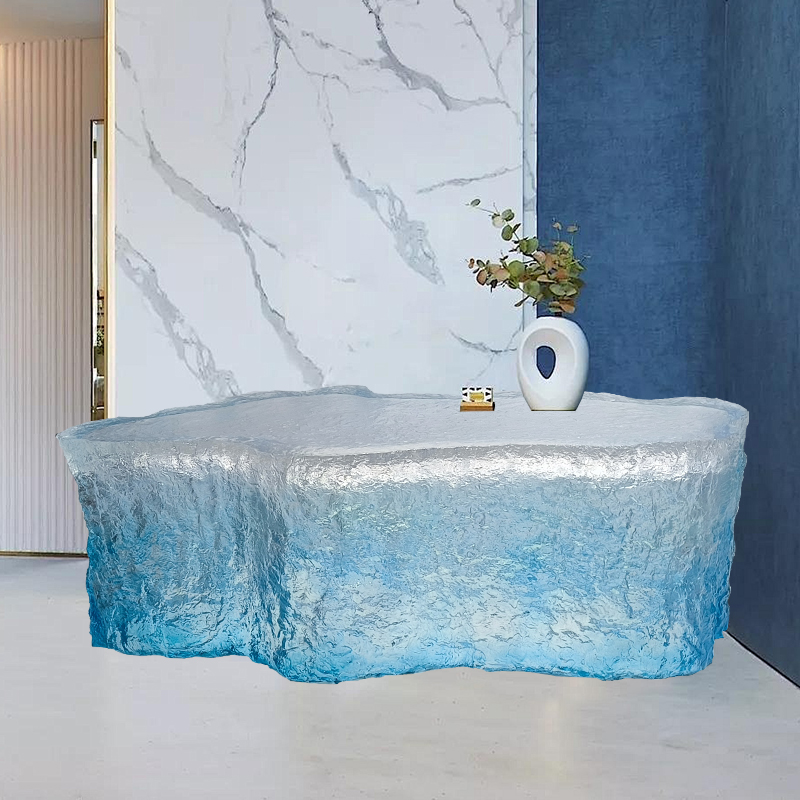 *Modern Minimalist Design Scul - Resin Art Coffee Table ulasan dan harga