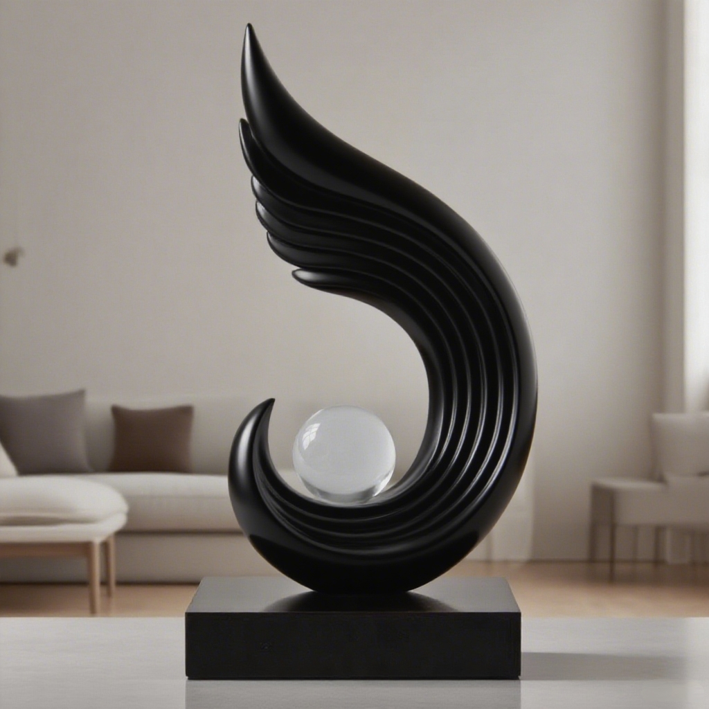 1Pc Prosperity-Enhancing Ornam - Resin Art Furniture ulasan dan harga