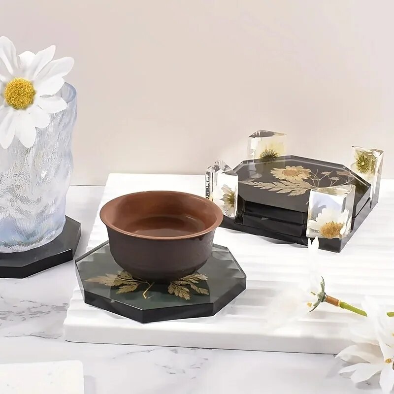 Coaster Resin Molds Set Includ - Resin Art Kit For Beginners ulasan dan harga