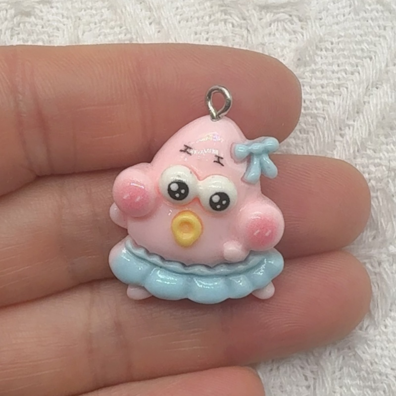 10pcs cartoon resin pendant, D - Resin Art Box ulasan dan harga