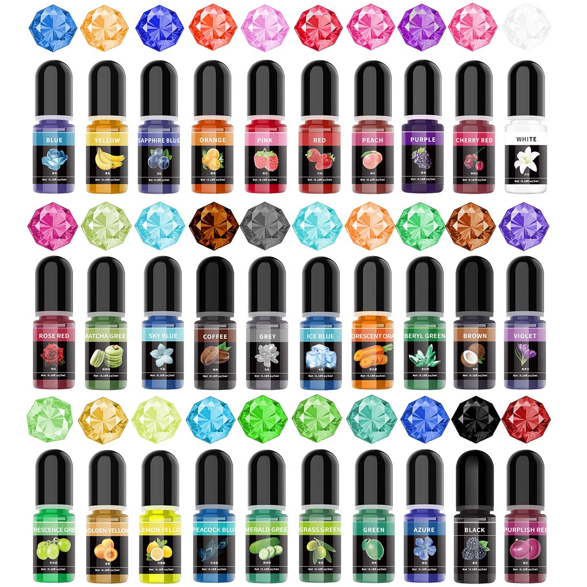 5ml/Bottle Epoxy Resin Pigment - Resin Art Glue ulasan dan harga