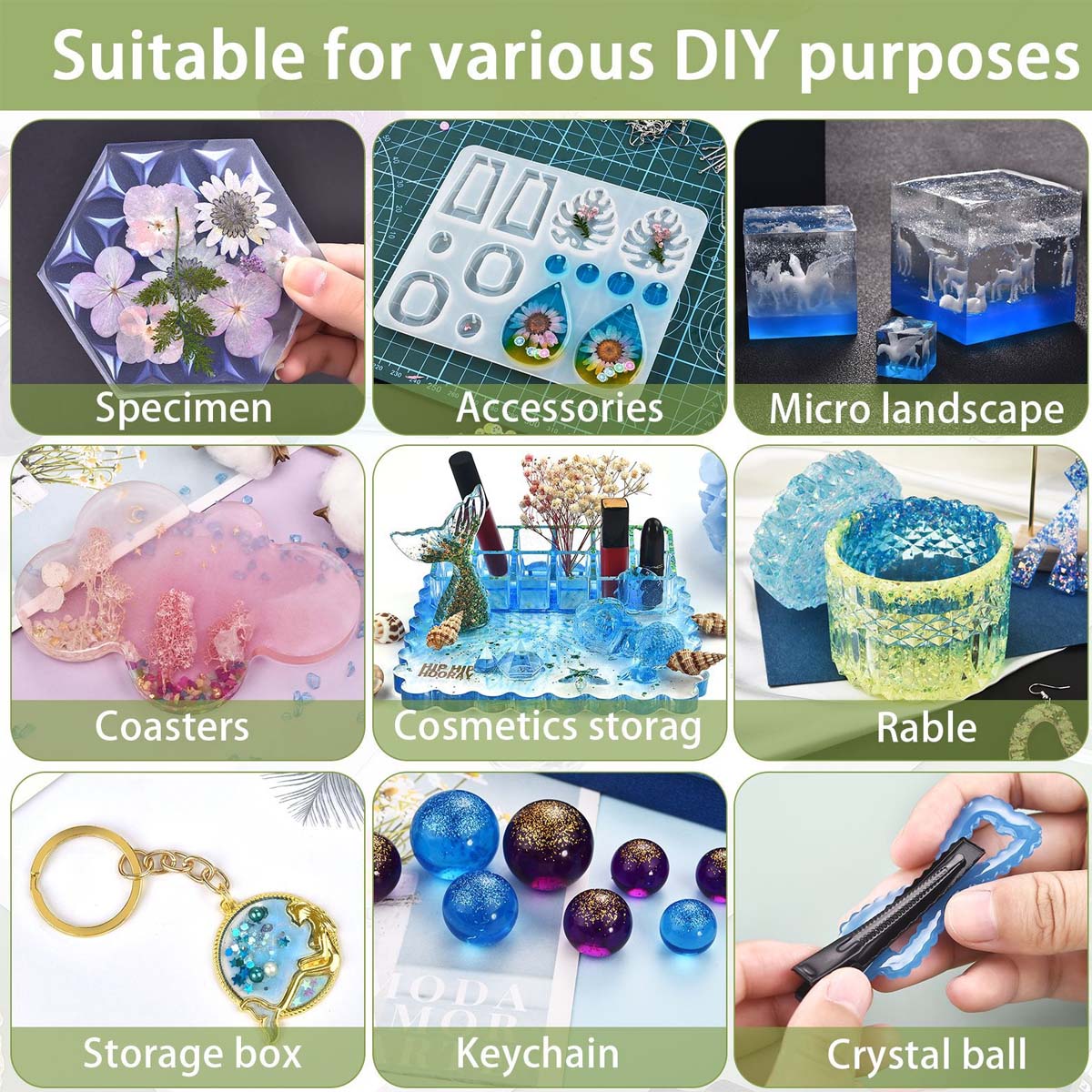 5ml/Bottle Epoxy Resin Pigment - Resin Art Glue ulasan dan harga