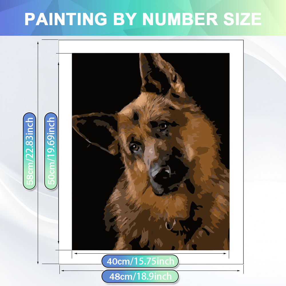 HUACAN Painting By Number Kits - Resin Art On Canvas ulasan dan harga