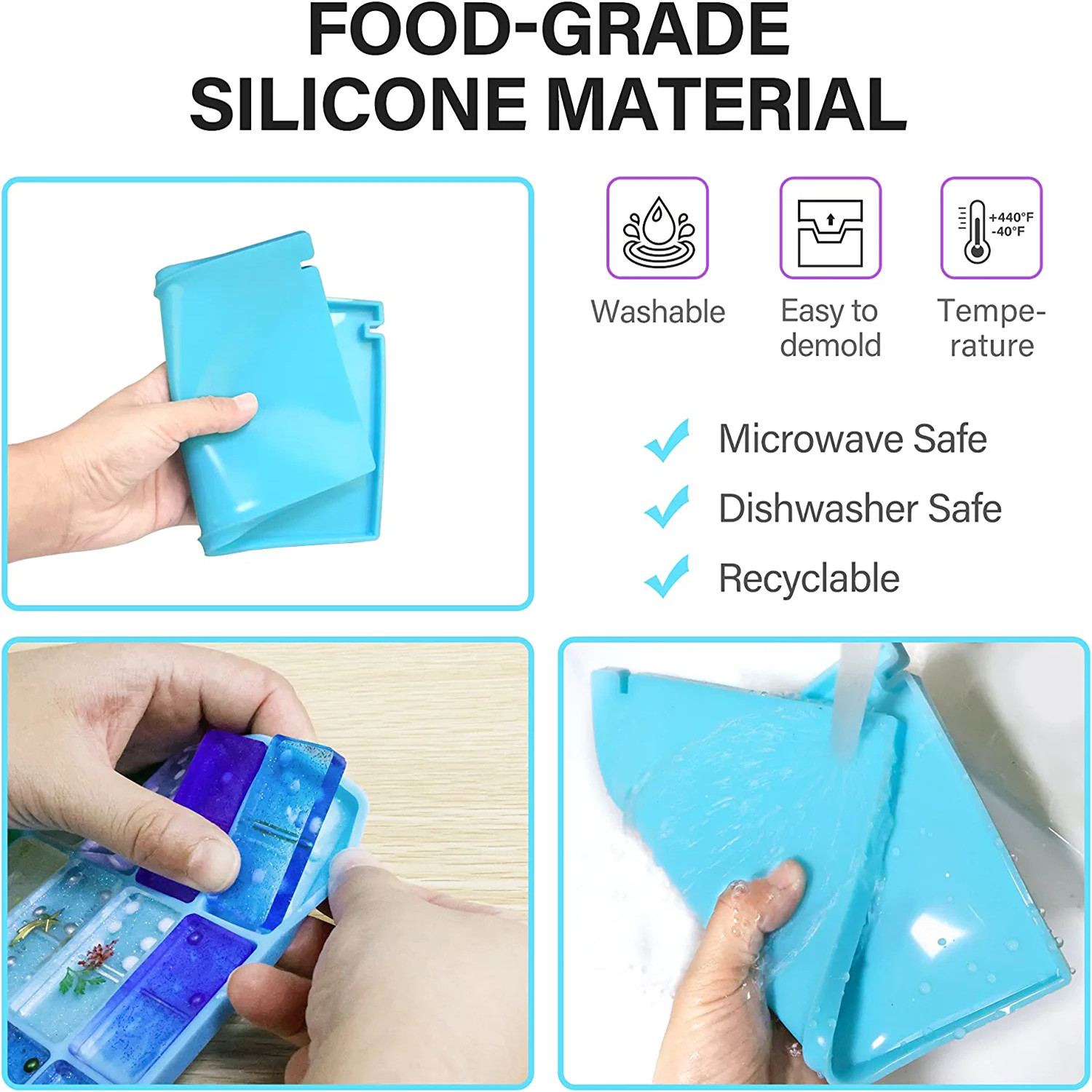 Domino Molds Silicone Epoxy Re - Resin Art Table ulasan dan harga