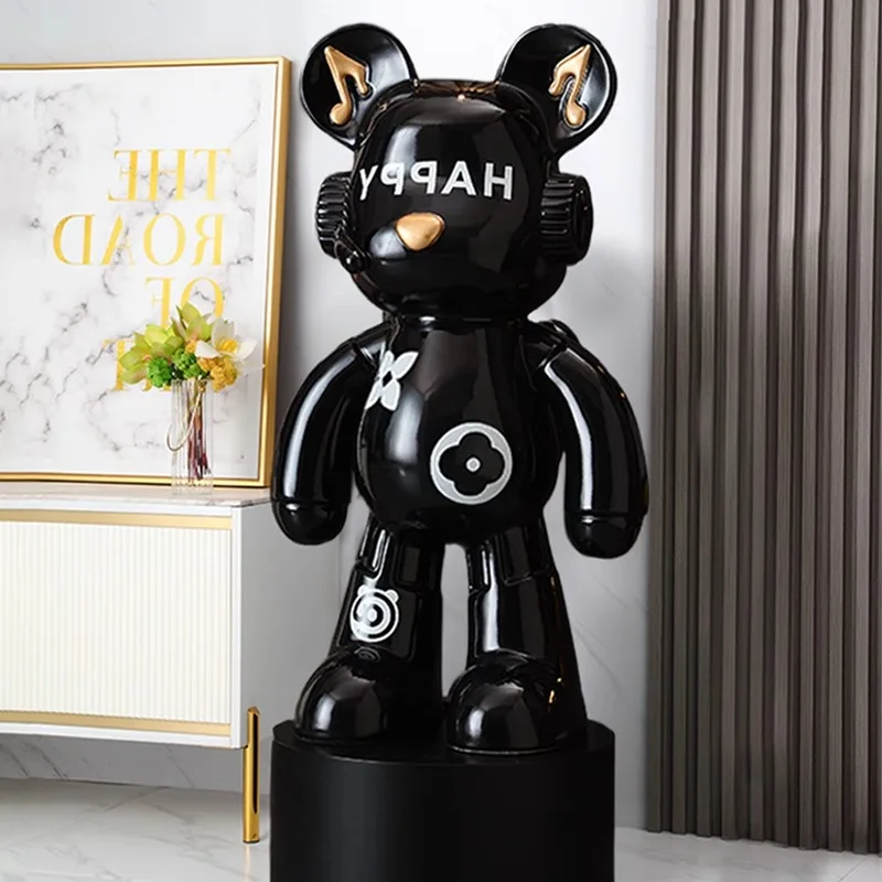 Trendy Modern DJ Backpack Bear - Resin Art Furniture ulasan dan harga