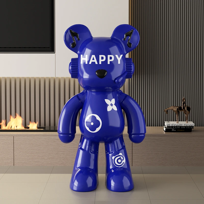 Trendy Modern DJ Backpack Bear - Resin Art Furniture ulasan dan harga