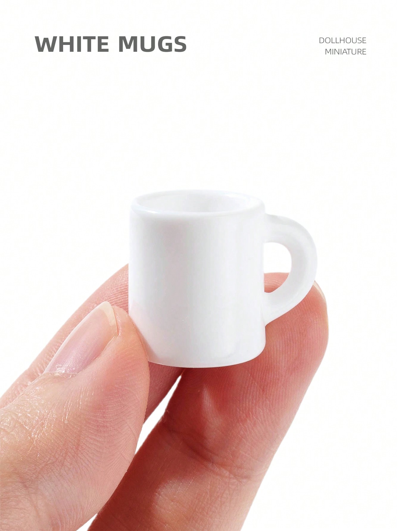 10pcs Dollhouse Miniature Whit - Resin Art Kitchen ulasan dan harga