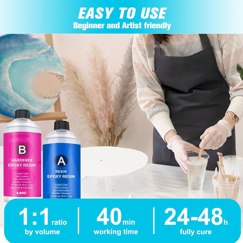 17.6oz/10.4oz Clear Epoxy Resi - Epoxy Resin Ab ulasan dan harga
