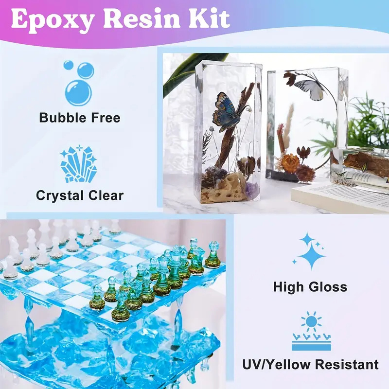 17.6oz/10.4oz Clear Epoxy Resi - Epoxy Resin Ab ulasan dan harga