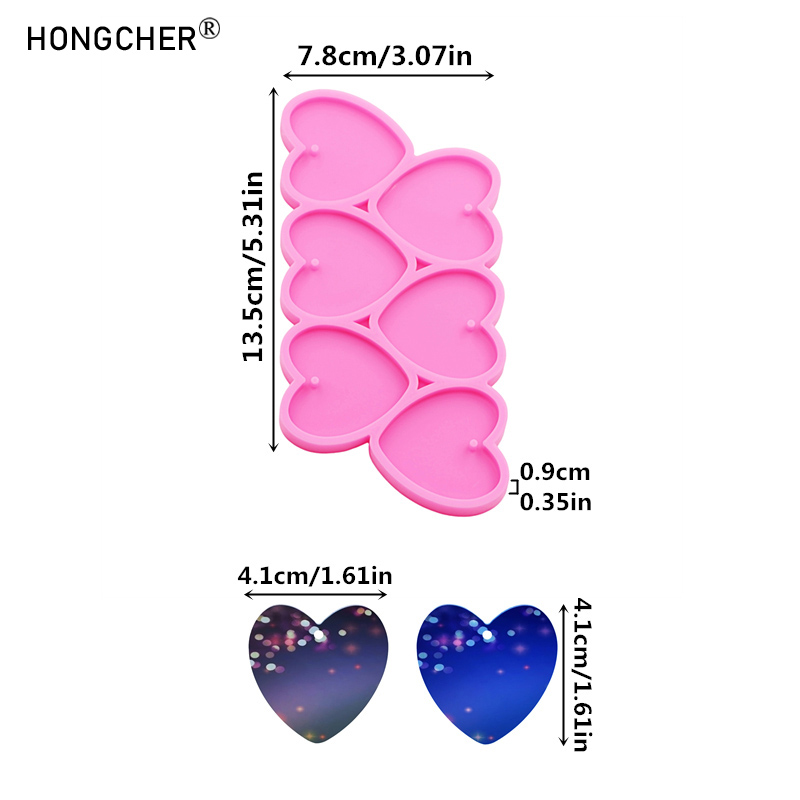Shiny Mirror Love Epoxy Resin  - Resin Art Glitter ulasan dan harga