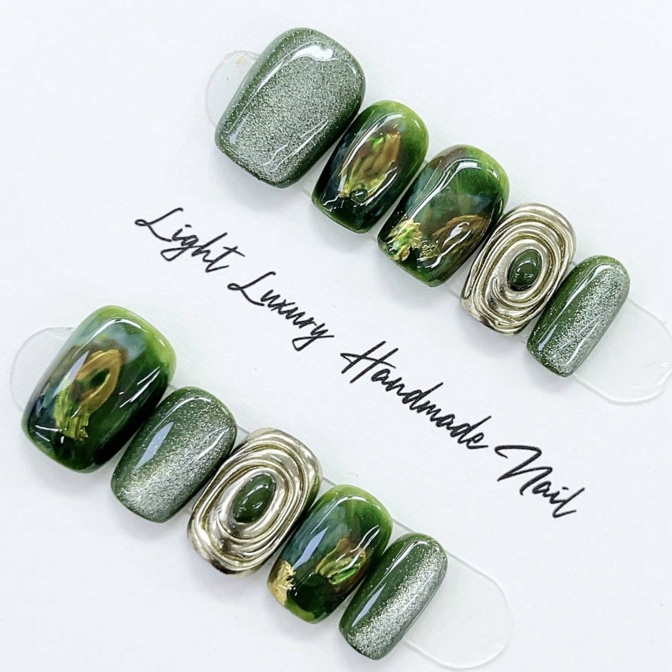 10pcs Pure Hand Pressed Short  - Resin Art Glitter ulasan dan harga