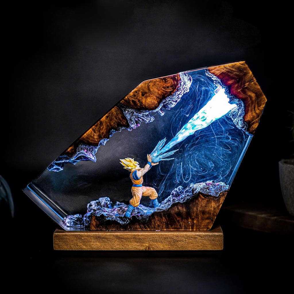 Goku Kamehameha Epoxy Resin LE - Resin Art Goku ulasan dan harga
