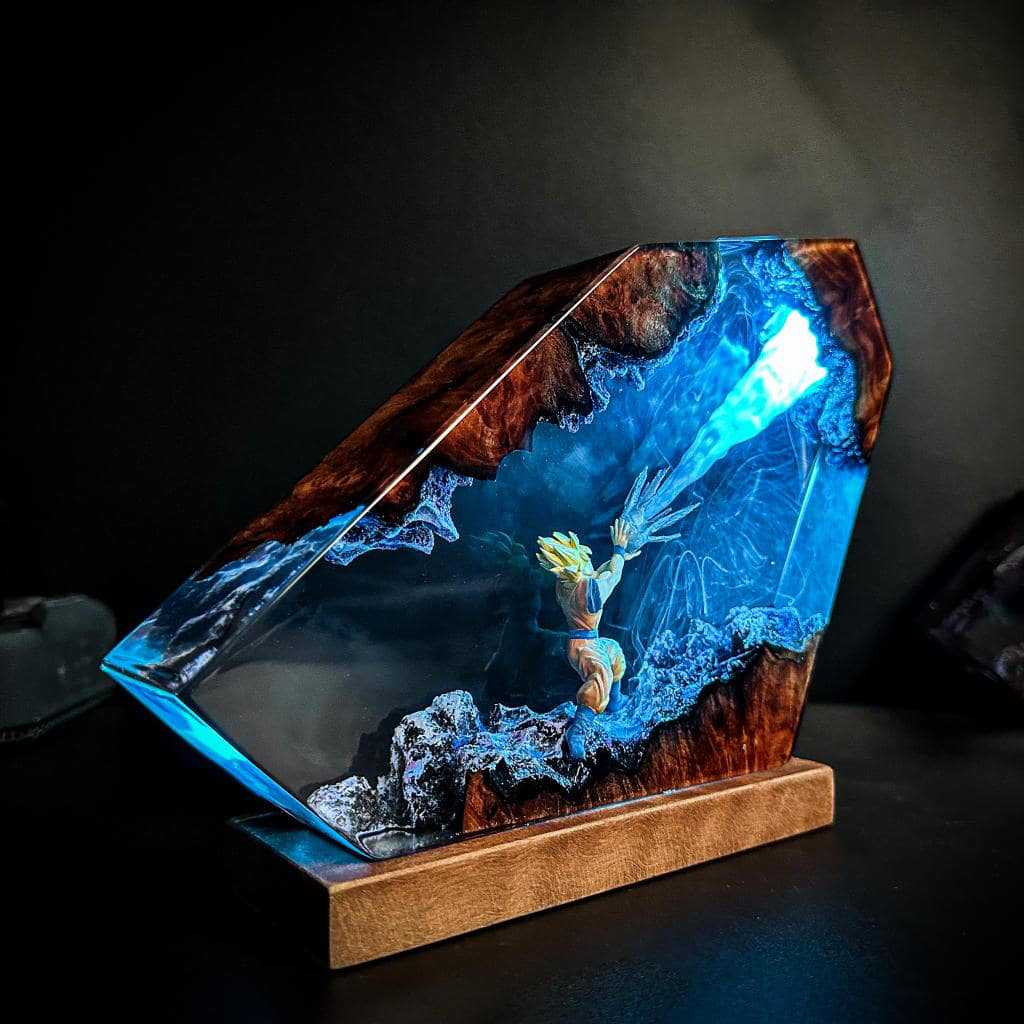 Goku Kamehameha Epoxy Resin LE - Resin Art Goku ulasan dan harga