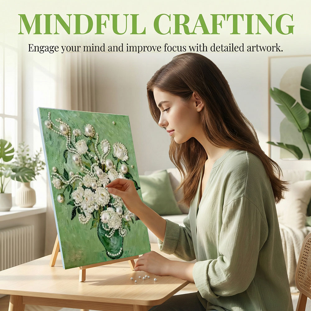 Huacan DIY Pearl Art Painting  - Resin Art Kit For Beginners ulasan dan harga