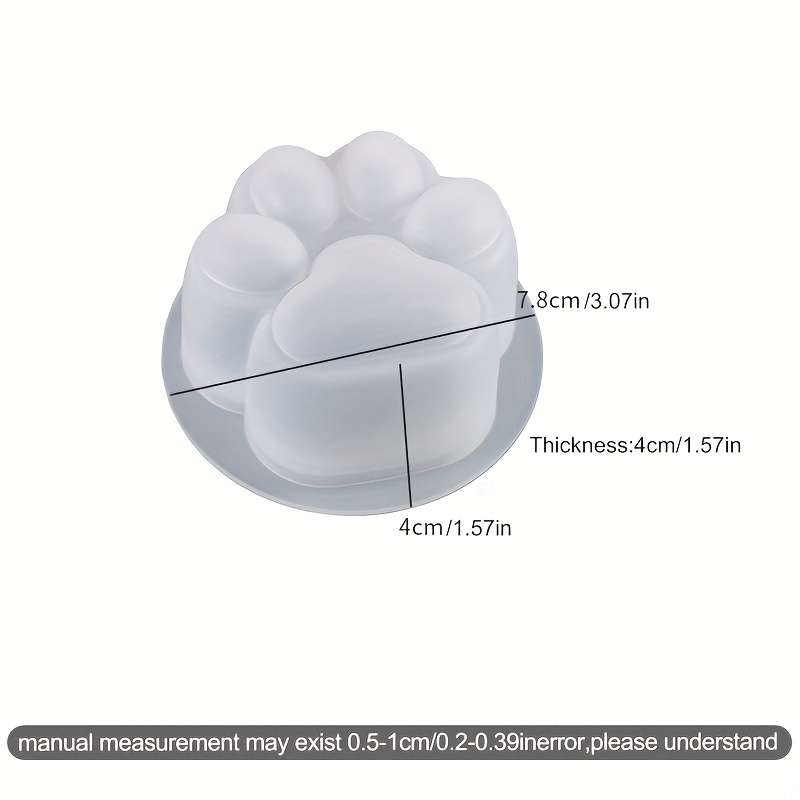 1 Large Cat Paw Silicone Mold， - Resin Mixing Cup ulasan dan harga