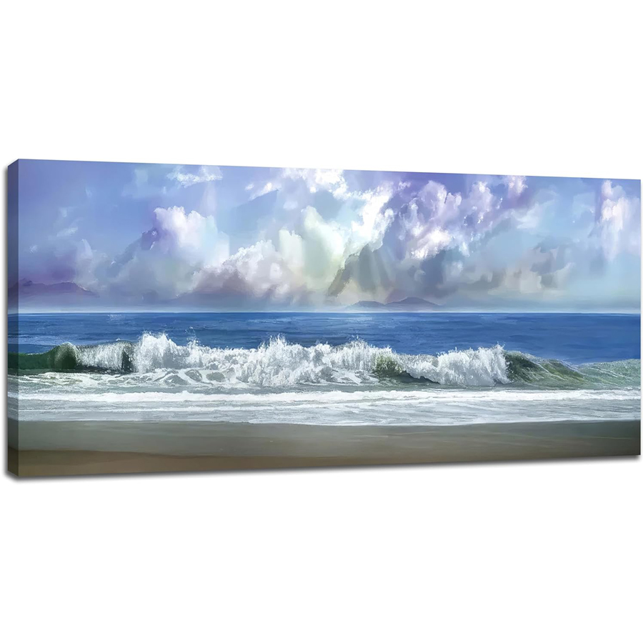 Blue Ocean diamond embroidery  - Resin Art Beach Theme ulasan dan harga